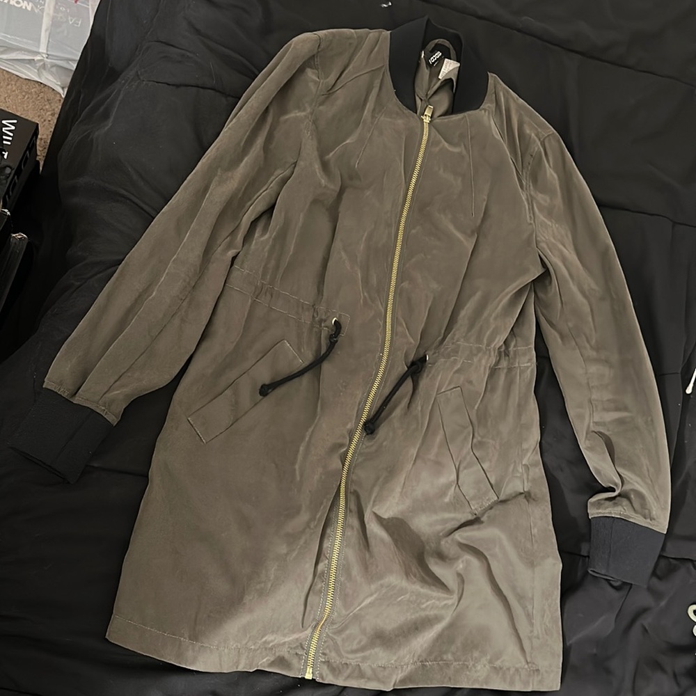 H&M Lightweight Drawstring Poncho Jacket